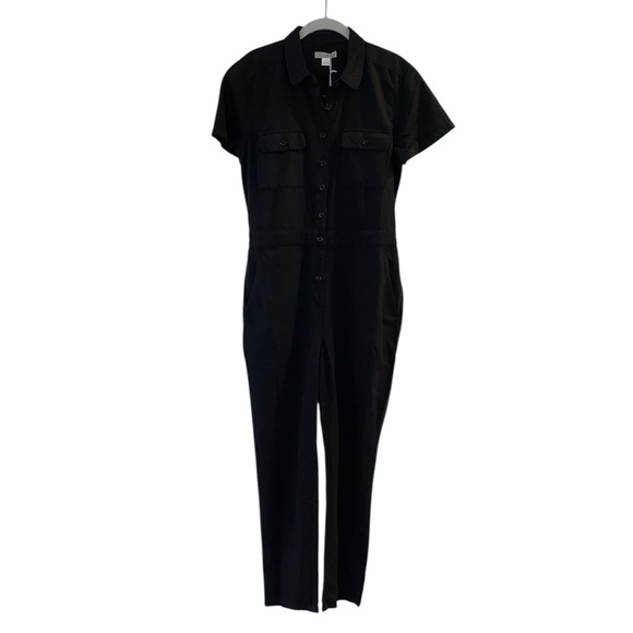NWT Outerknown Women's S.E.A. Suit Jumpsuit Black S Utility Coverall Workwear - Picture 3 of 15
